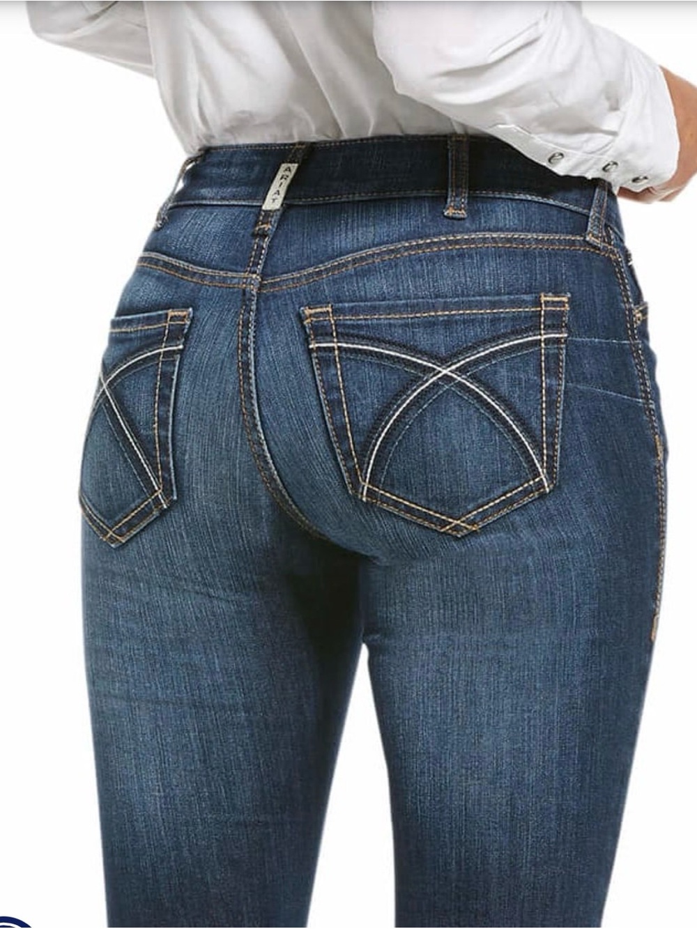 ARIAT R.E.A.L PERFECT RISE STRETCH ROSA BOOT CUT JEAN IN LITA 30 S - Picture 3 of 16